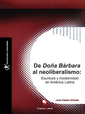 cover image of De Doña Bárbara al neoliberalismo